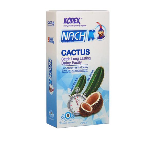 کاندوم تاخیری کدکس مدل Cactus بسته 12 عددی